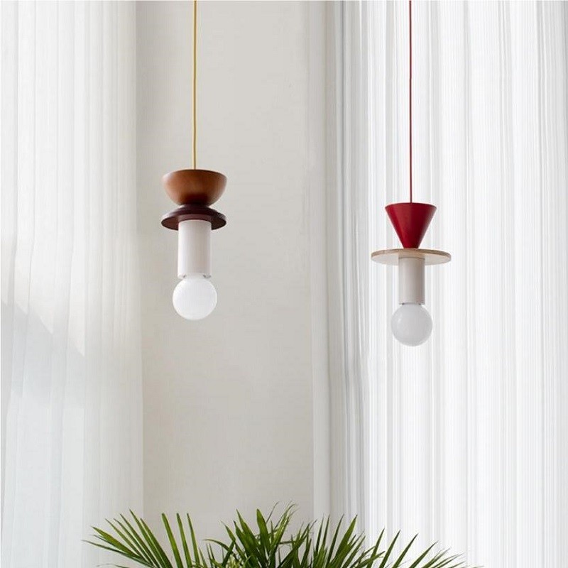 Creative Simple Wooden Pendant Light S155
