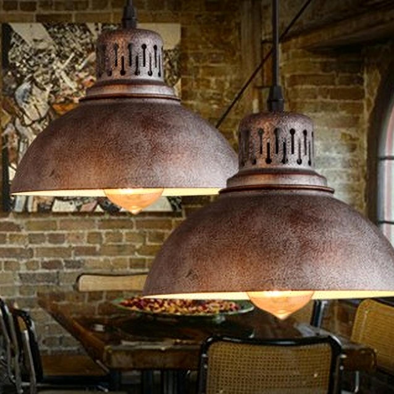Industrial Iron Pendant Light