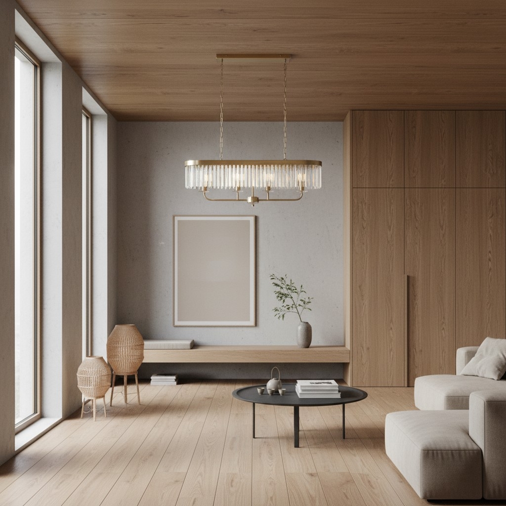 Beveline 4-Light Linear Ceiling Pendant With Cut Faceted Glass - Sleek Metal Frame For Dining T858