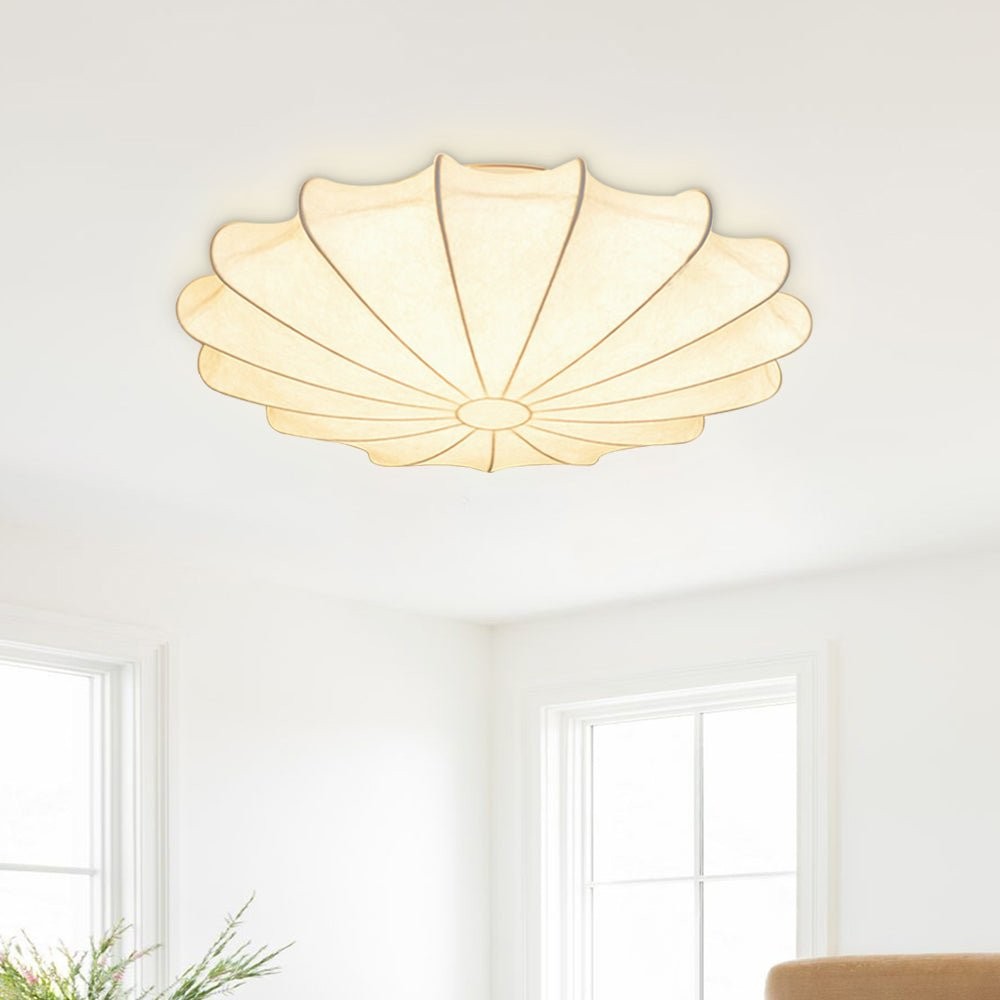 Japanese Style Wabi-Sabi Style Silk Ceiling Lamp S52