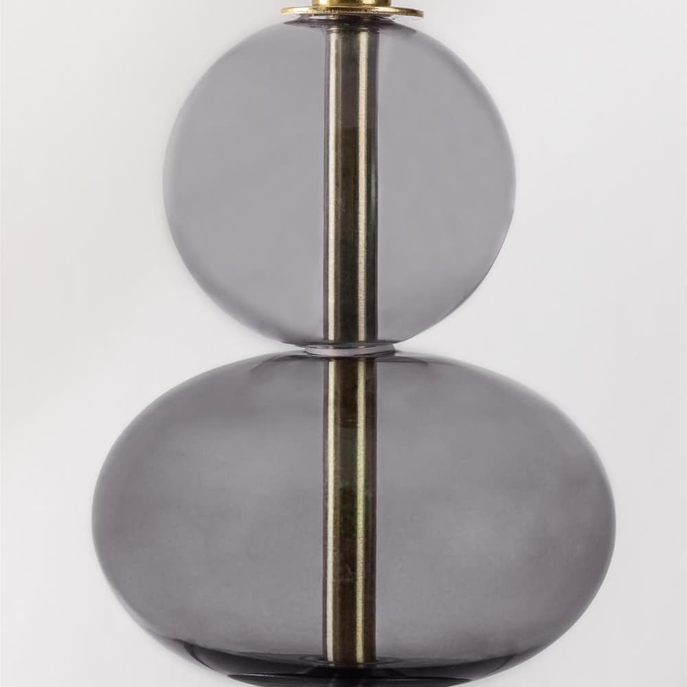 Contemporary Glass Lamp – Soft Glow for Modern Interiors S243