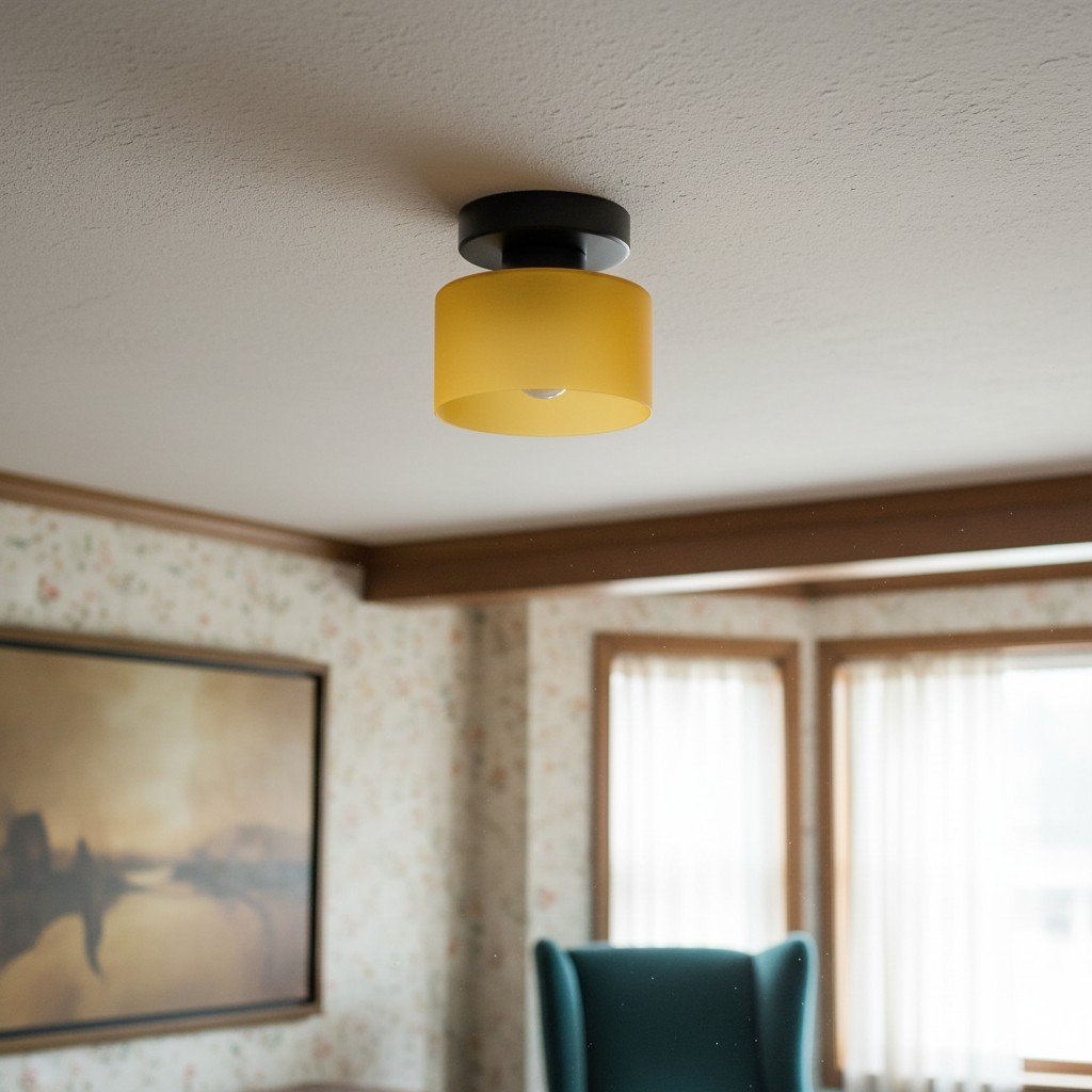 Moriglaze Cylinder Glass Ceiling Light – Minimalist Modern Fixture for Hallways T551