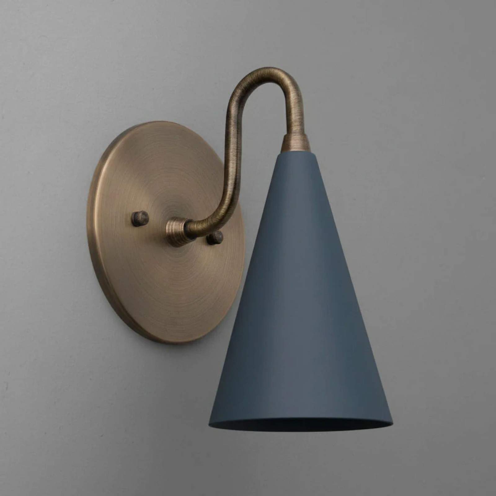 Minimalist Tall Brass Triangular Wall Lamp S307