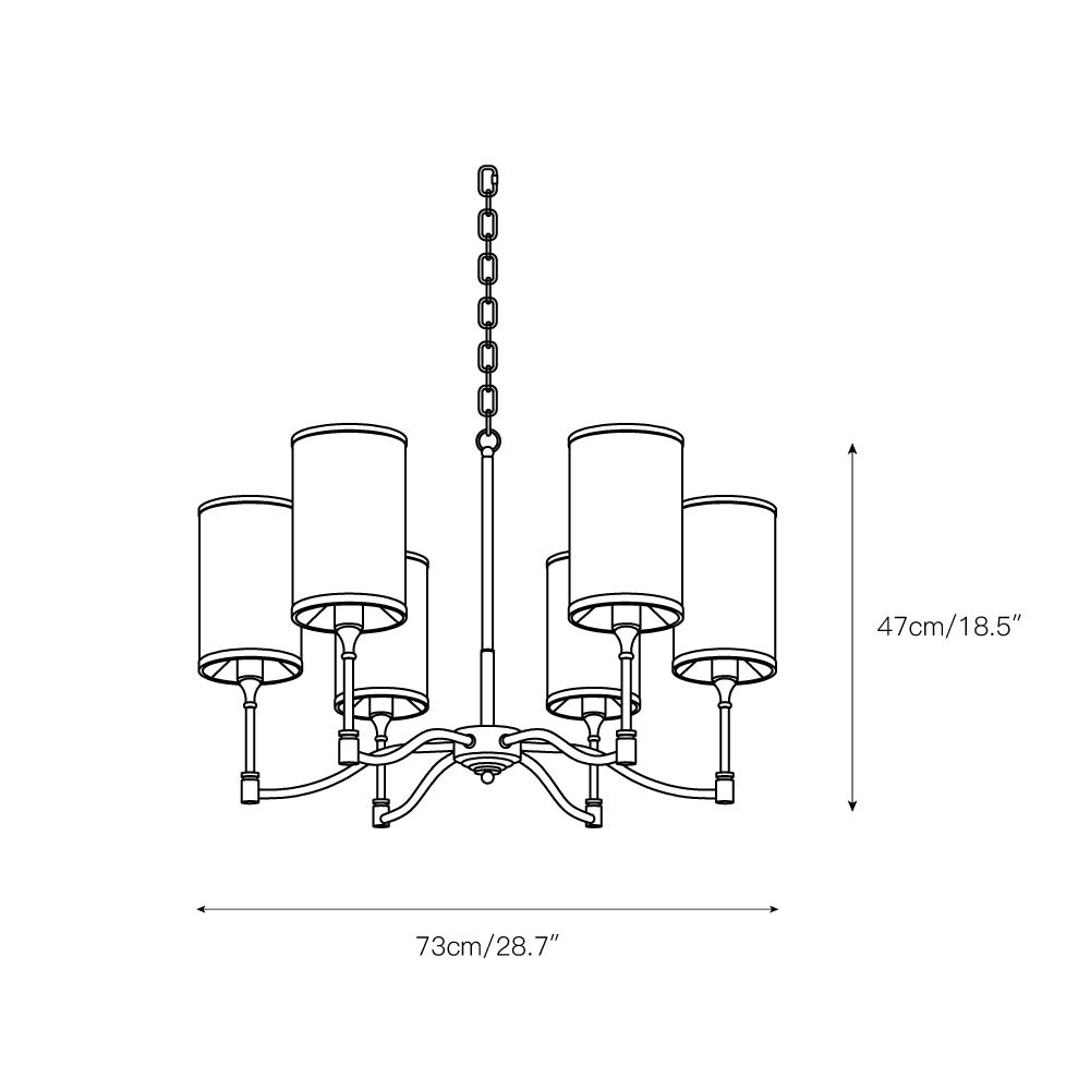 Dart Chandelier T1730