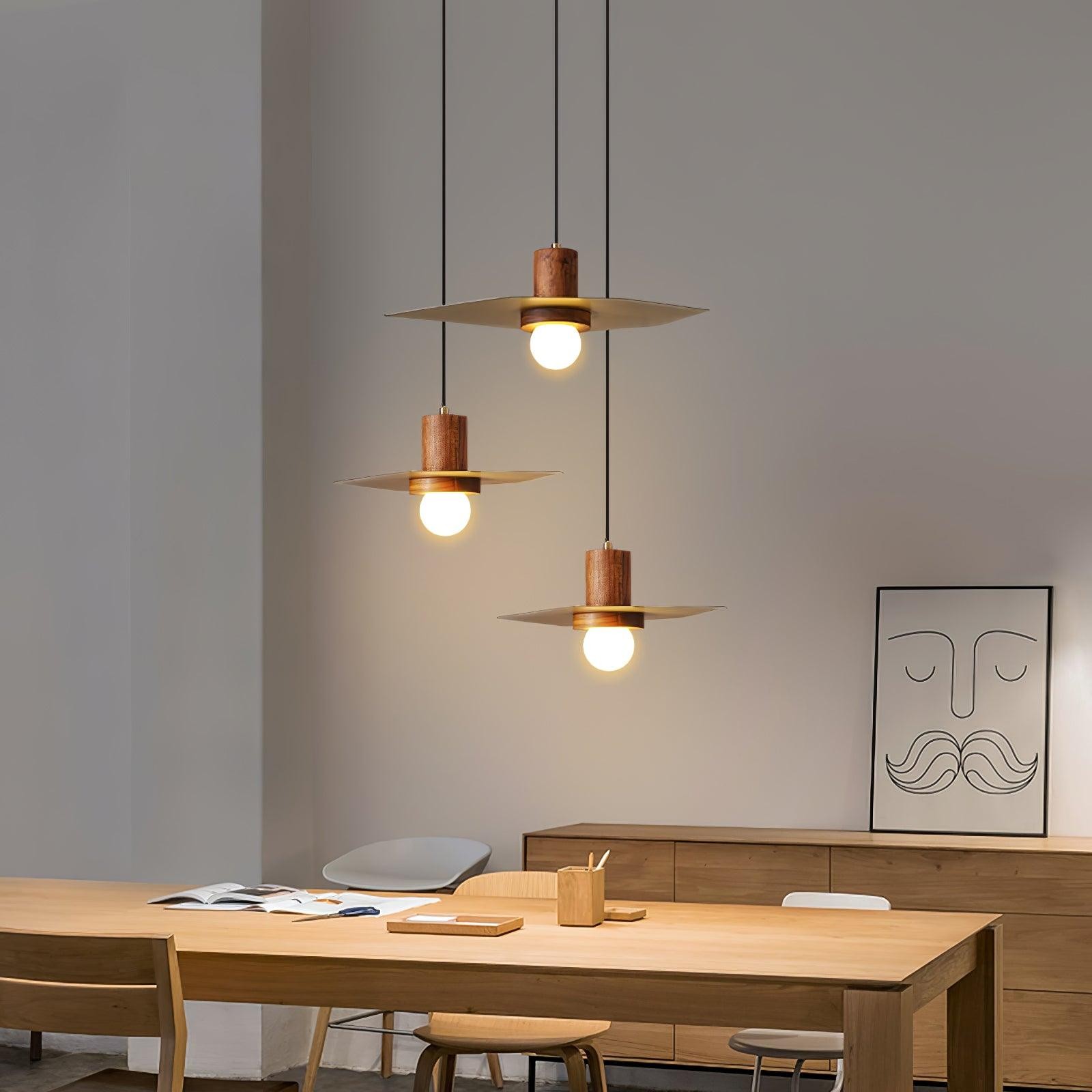 Walnut Copper Jupiter Pendant Lamp G20