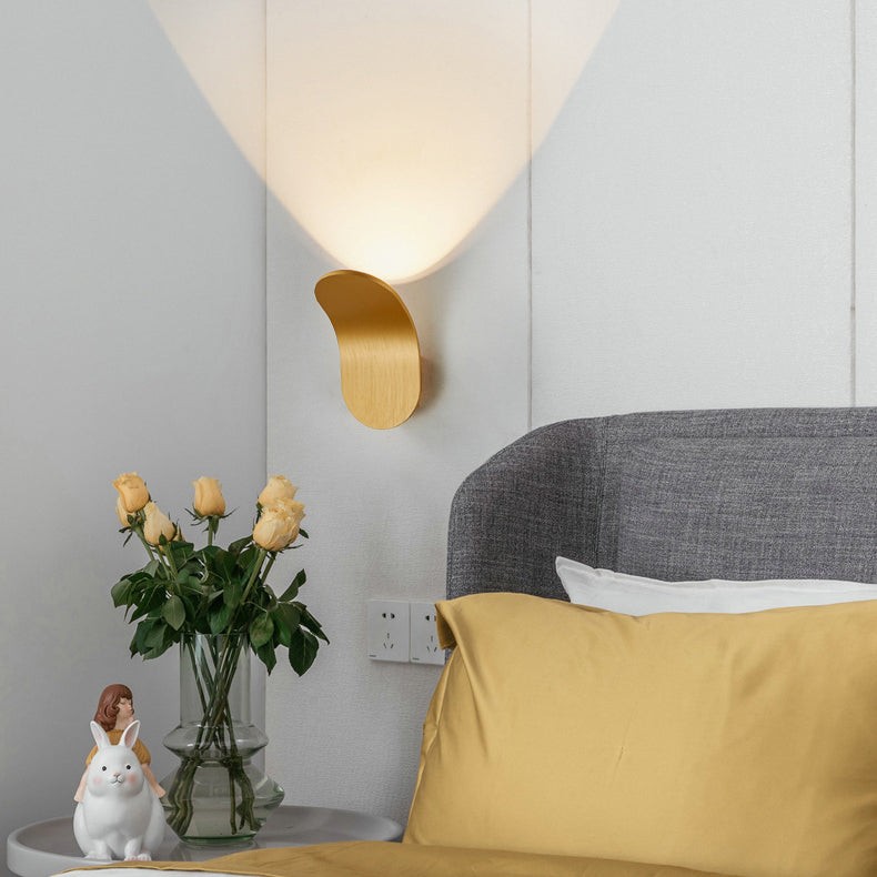 Contemporary Scandinavian Aluminum Arch LED Wall Sconce Lamp M64