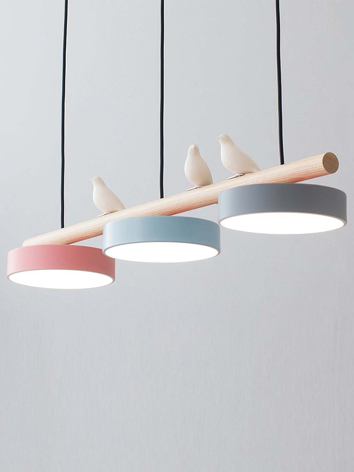 Creative Branch Bird Shaped Pendant Lamp G01