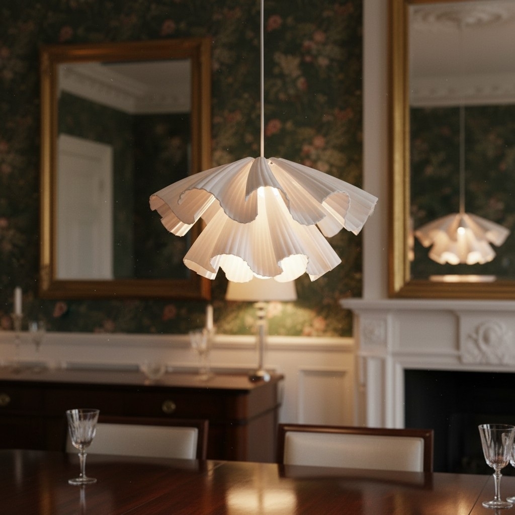 Elora Plastic Pendant Lamp - Lightweight Modern Design for Bedrooms or Living Rooms T801