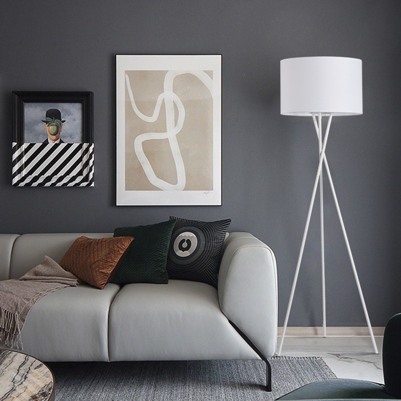 Modern Tripod Floor Lamp for Bedroom/Living Room