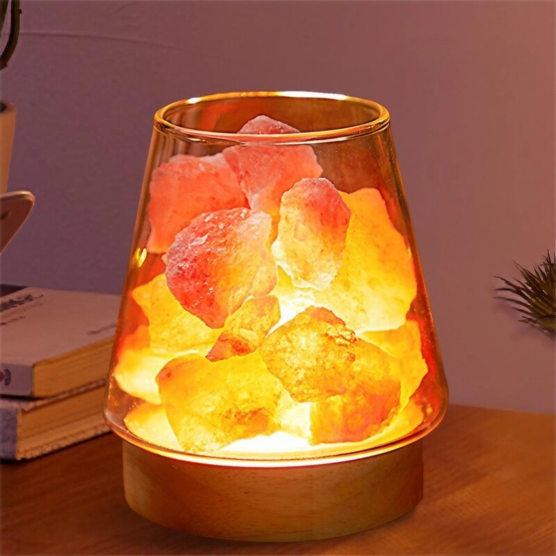 Rechargable Aroma Himalayan Salt Lamp Night Light