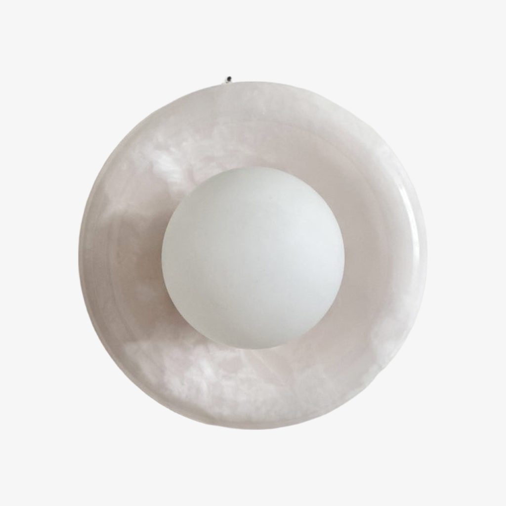 Oria Organic Stone Wall Sconce - Minimalist Lighting for Interiors T1198