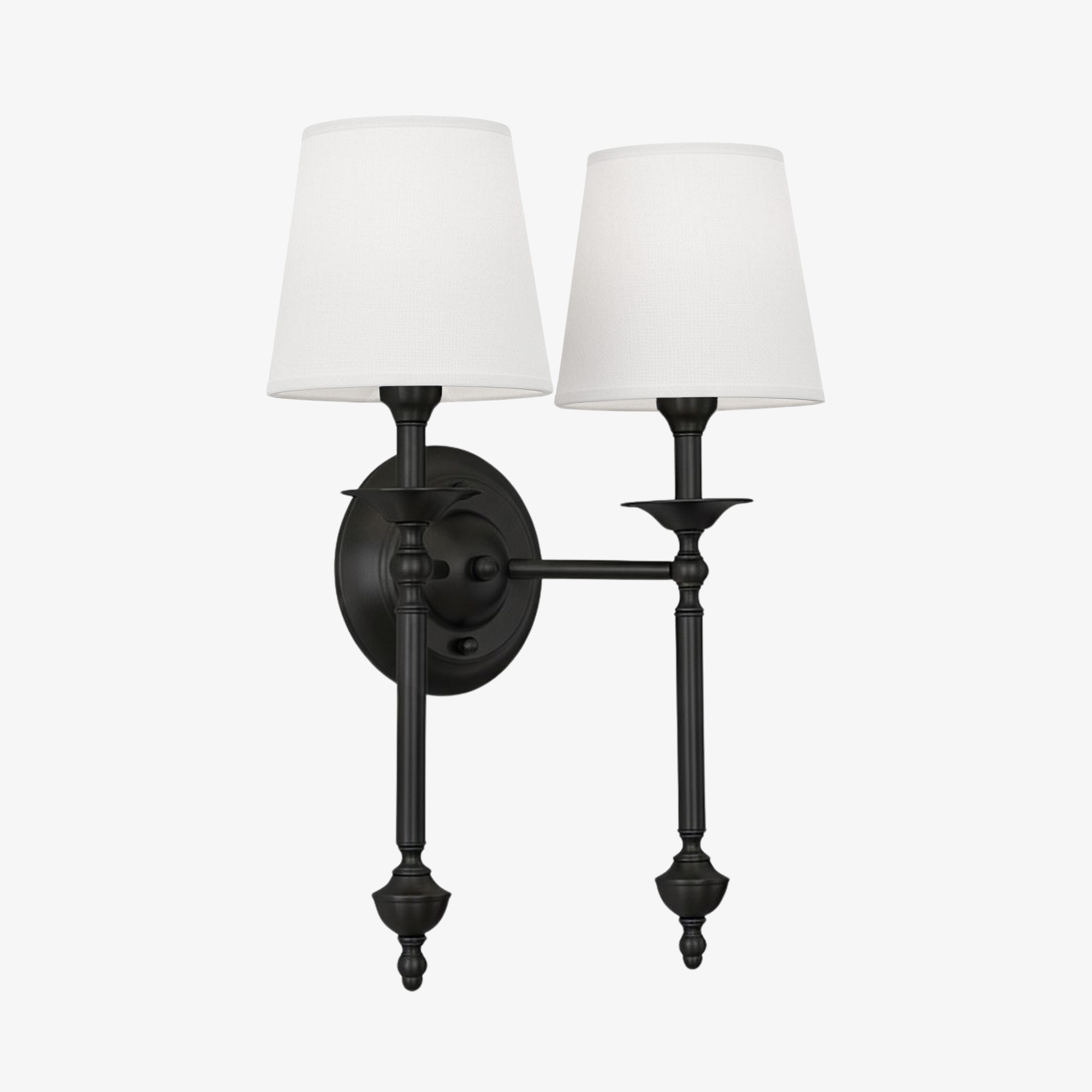 Arcuma Wall Lamp - Modern Copper and Fabric for Living Room T492