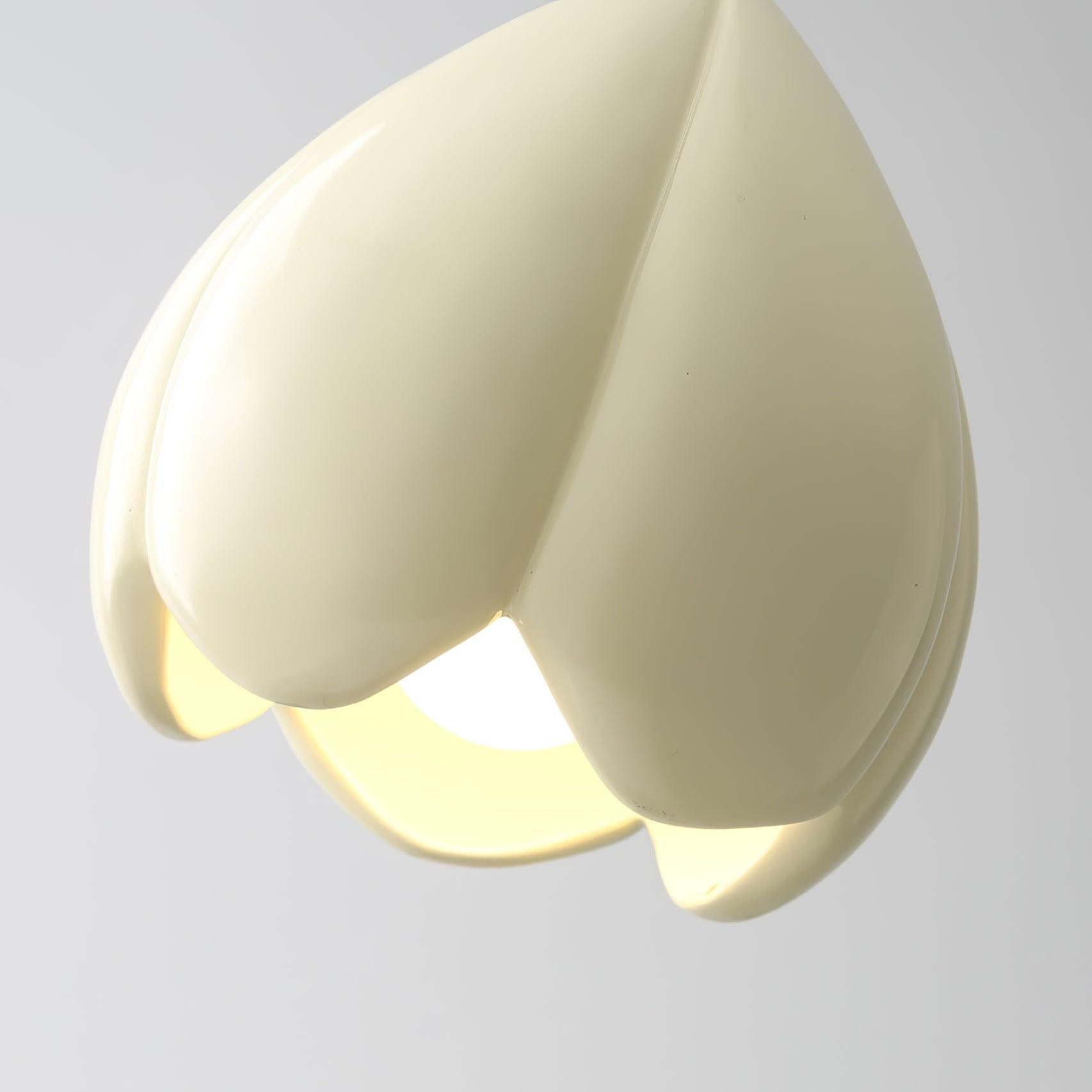 Cream Color Resin Pod Pendant Lamp M369