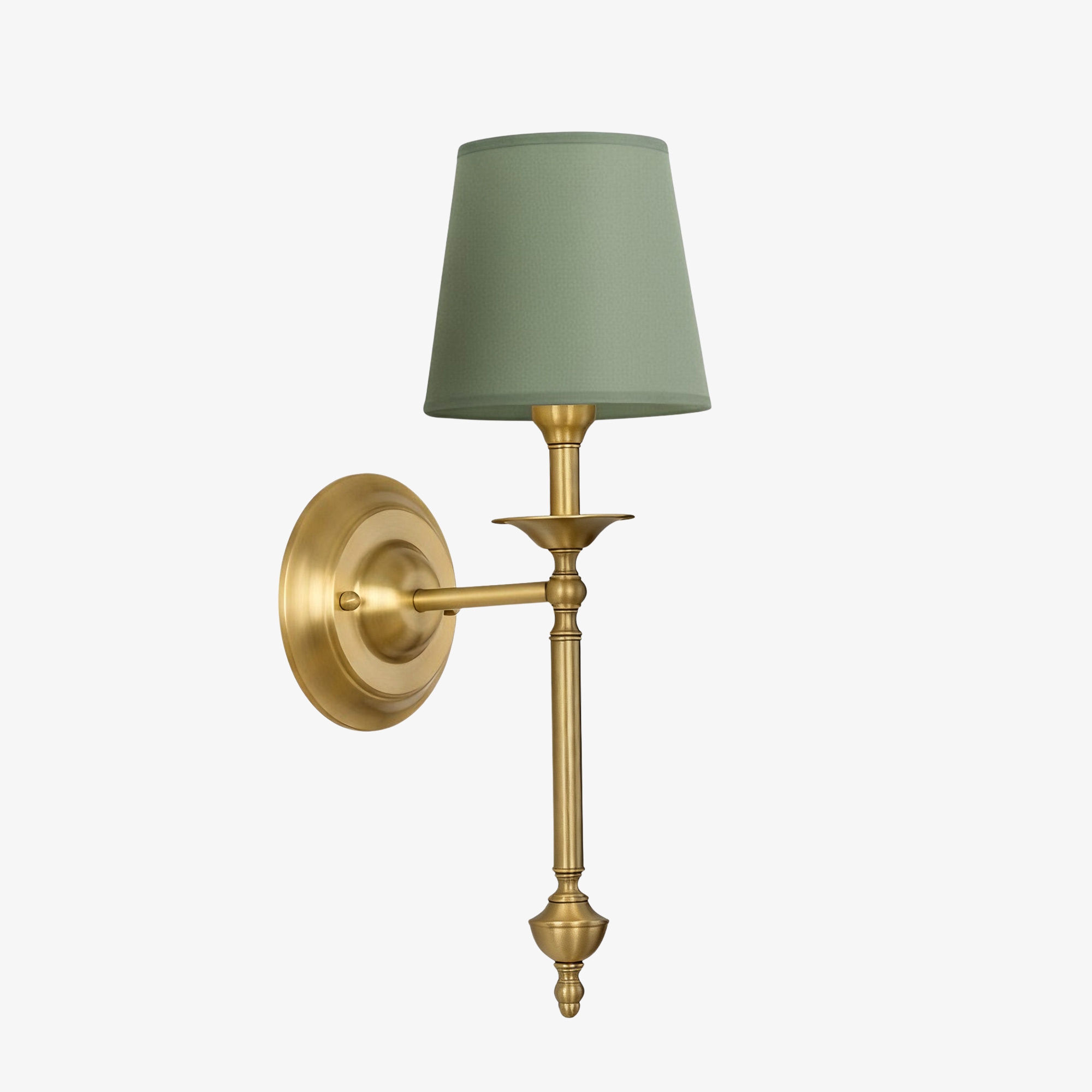 Arcuma Wall Lamp - Modern Copper and Fabric for Living Room T492