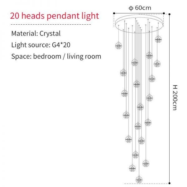 Crystal Pendant Light