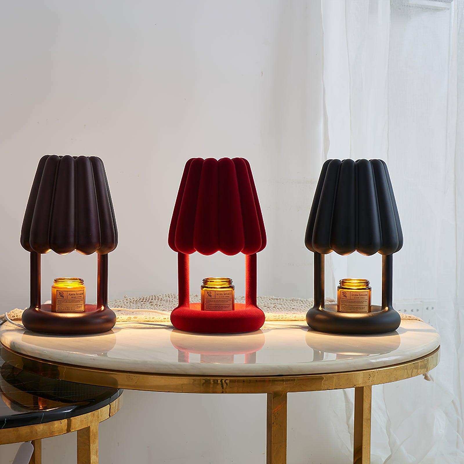 Ice Cream Flocked Resin Table Lamp M463