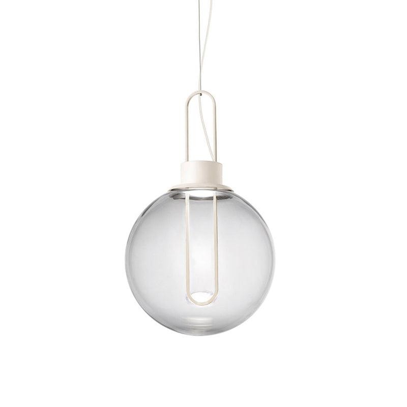 Clear Glass Orb Style Pendant Lamp M524