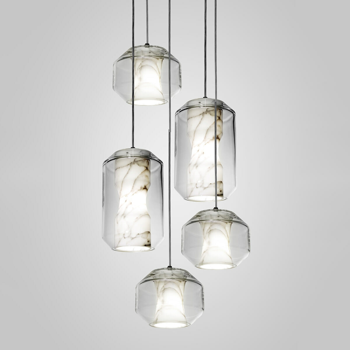 Glass Alabaster Pendant Lamp T1668