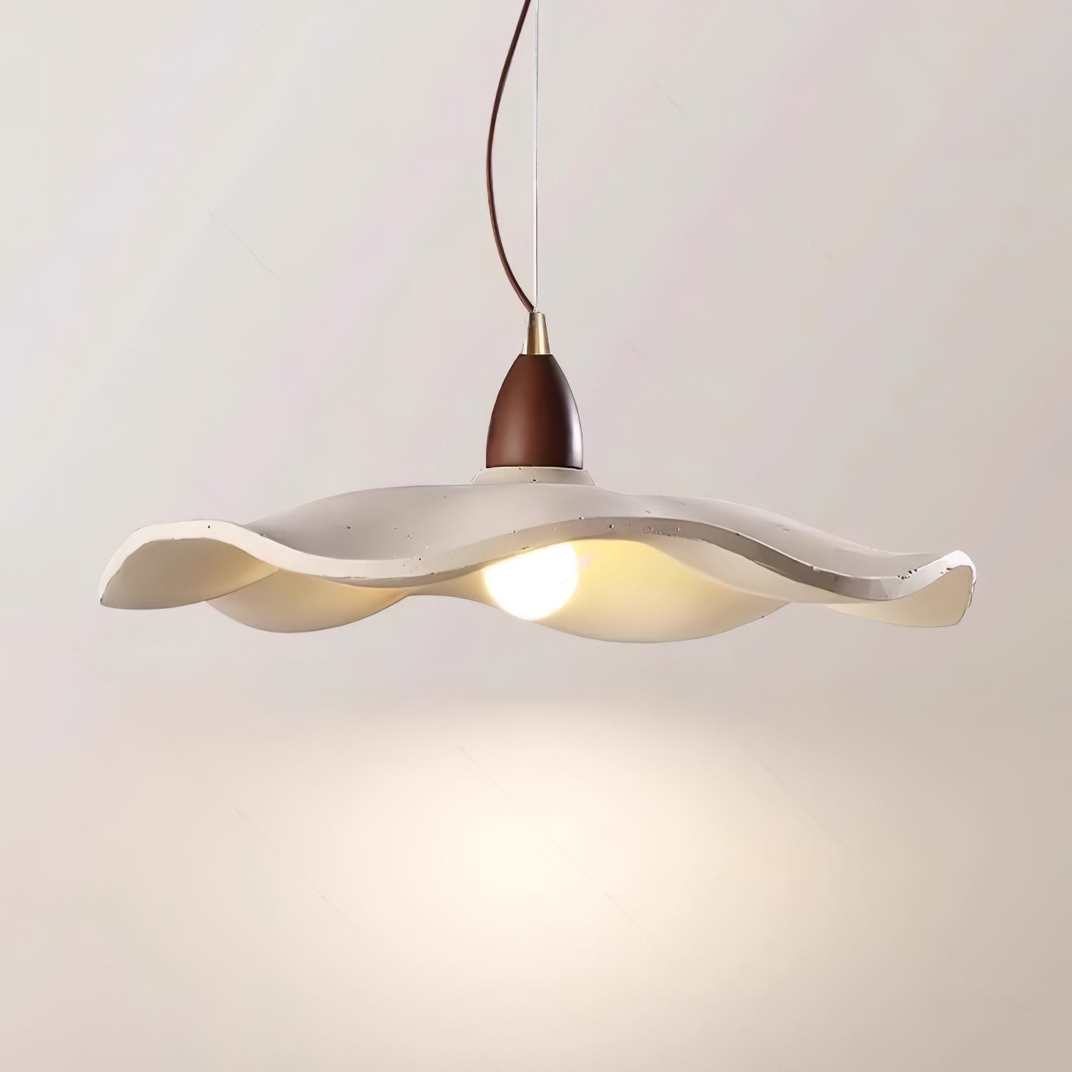 Japanese Wabi-Sabi Style Cement Wave Pendant Lamp M565