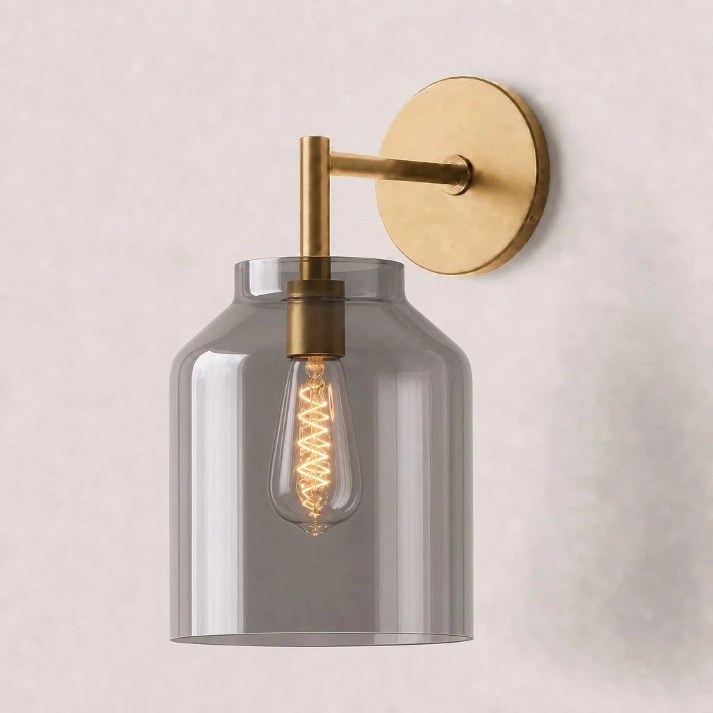 Hanton Minimalist Cylindrical Wall Sconce - Modern Lighting for Vanity T173