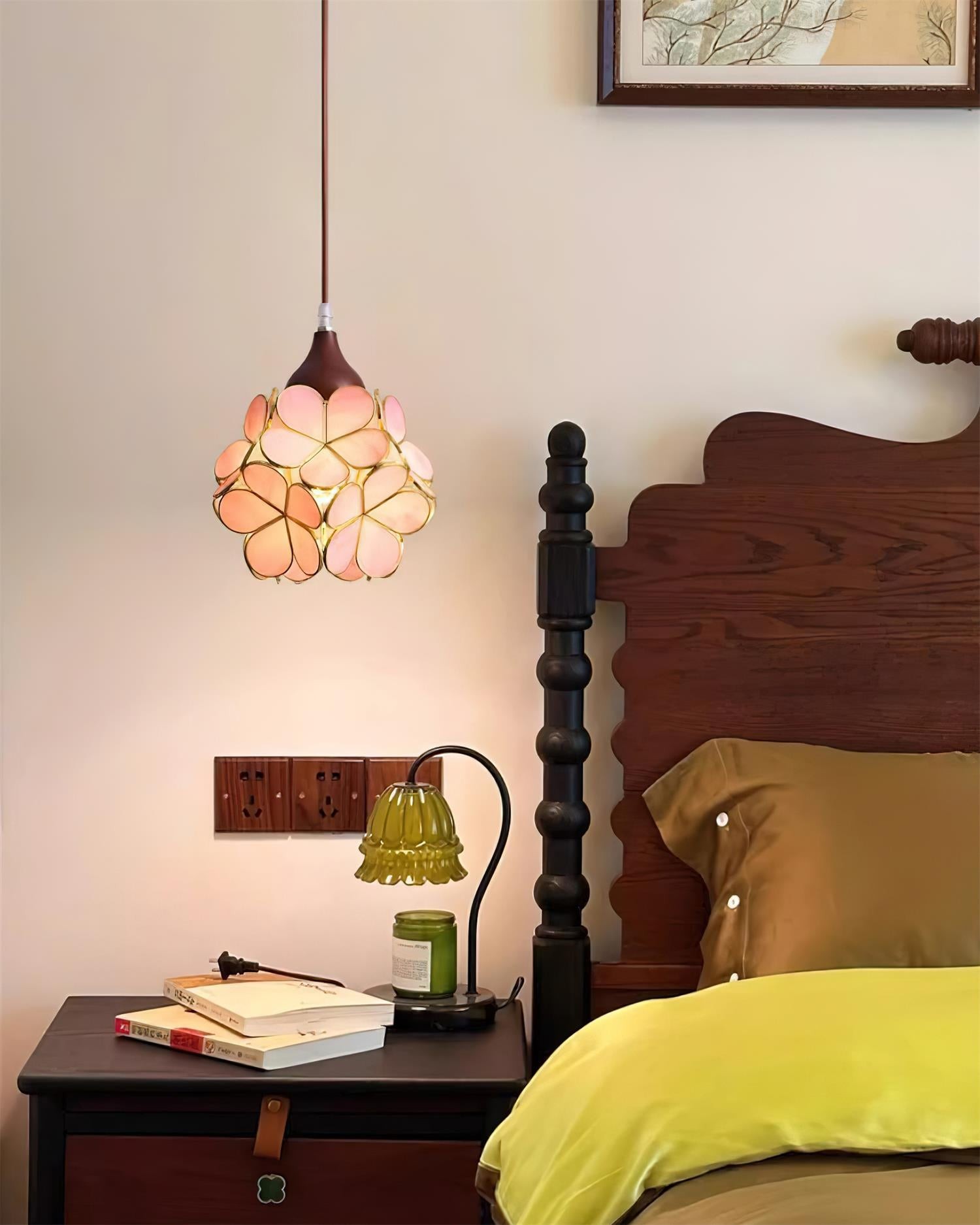French Creative Pastoral Style Flower Pendant Light M136