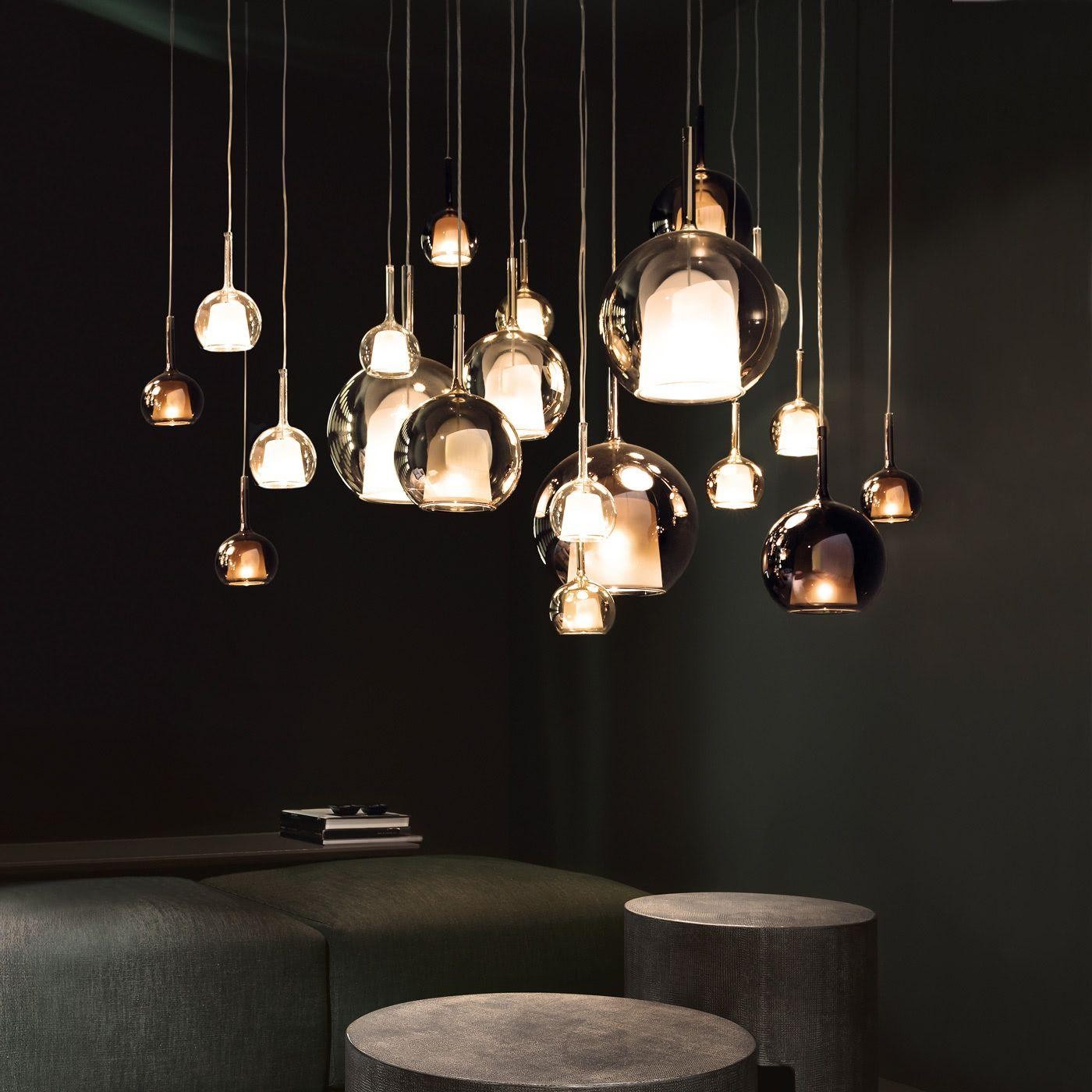 Glo Wine Glass Shaped Pendant Light S185
