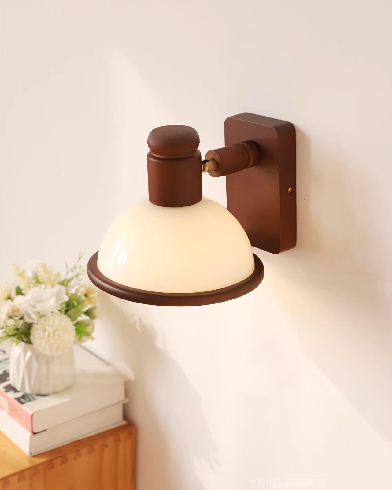 Modern Wooden Adjustable Bedside Reading Wall Lamp M275