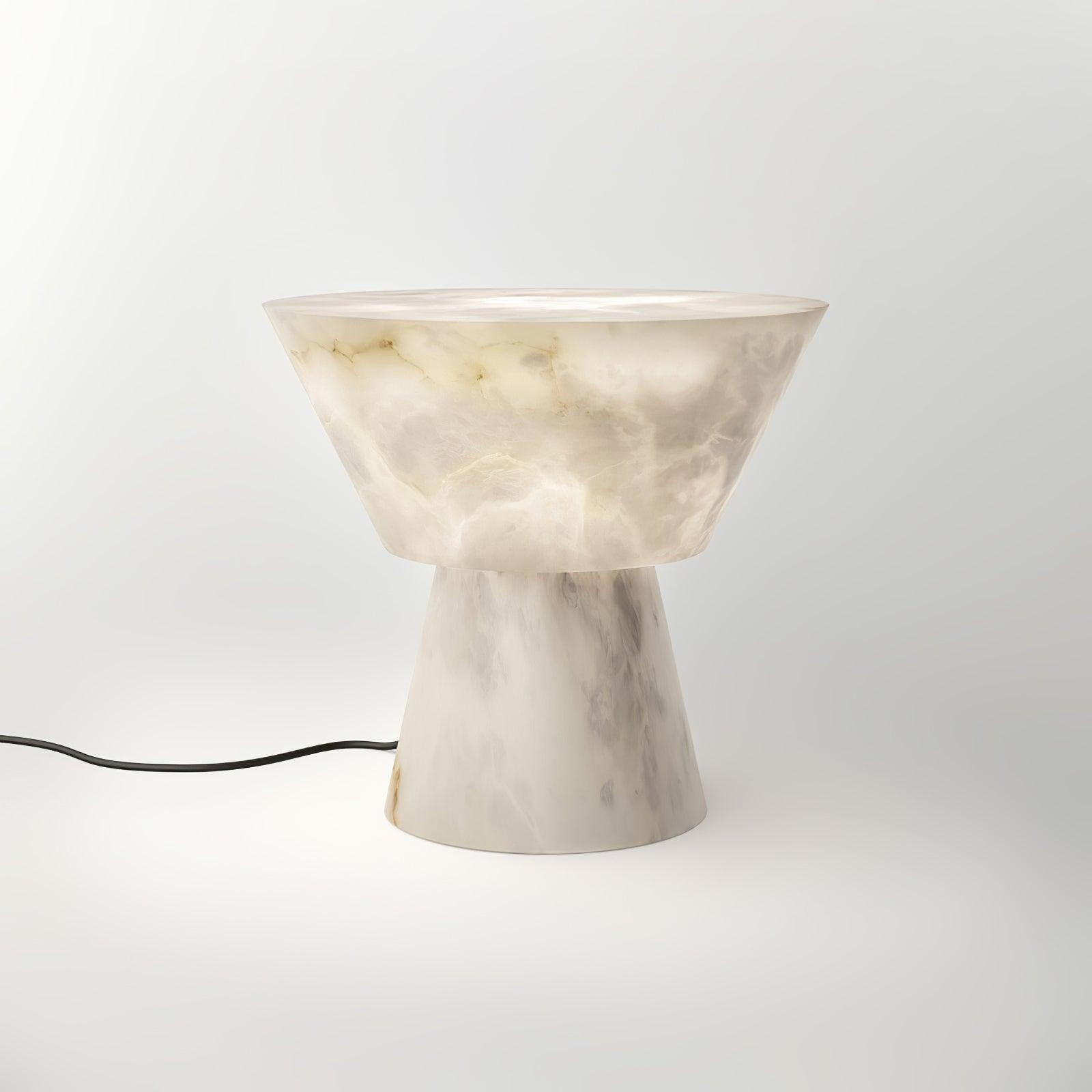 Beta Marble Alabaster Table Lamp T1610