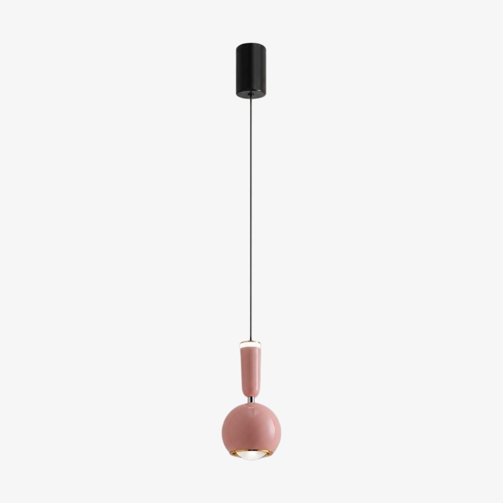 Veridia Modern Adjustable Slim Pendant Light - Metal Acrylic Hanging Lamp for Bedroom and Hallway T2211