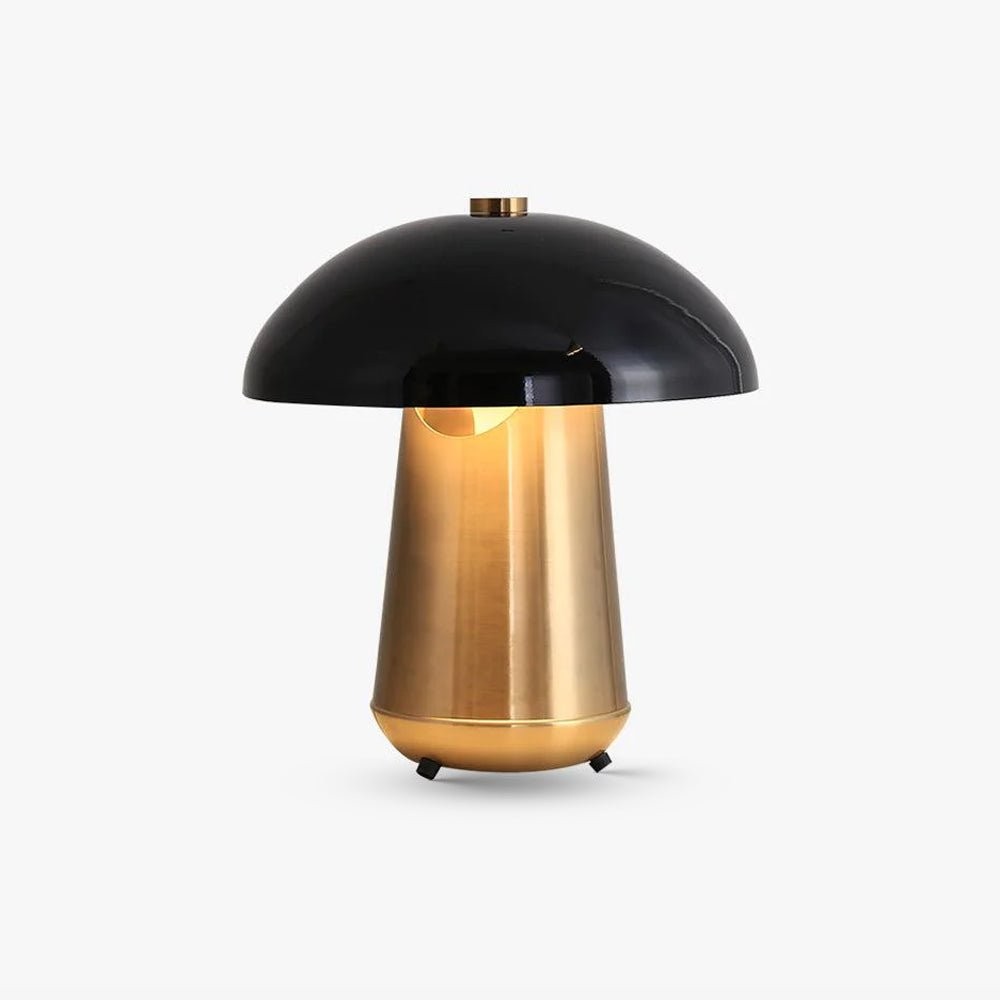 Metal Covered Mushroom Hollow Table Lamp M525