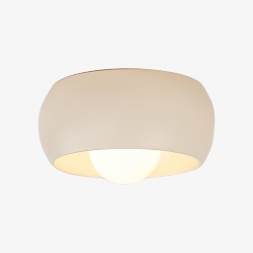 Aurelox Round Flush Mount Ceiling Light Clean Geometric Fixture - Contemporary Indoor Lighting T1145