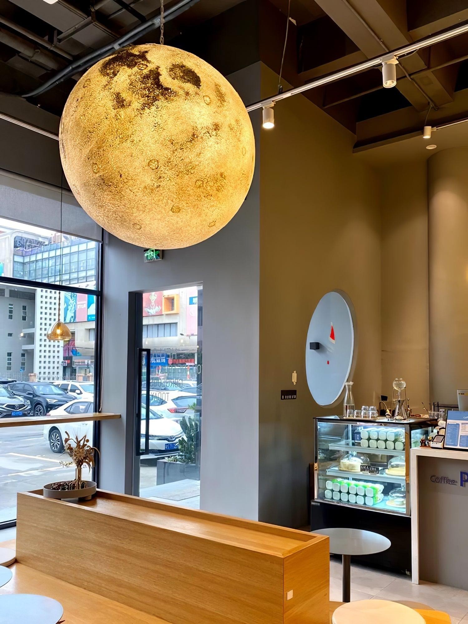 Planetary White Moon Chandelier Suitable For Living Room M584