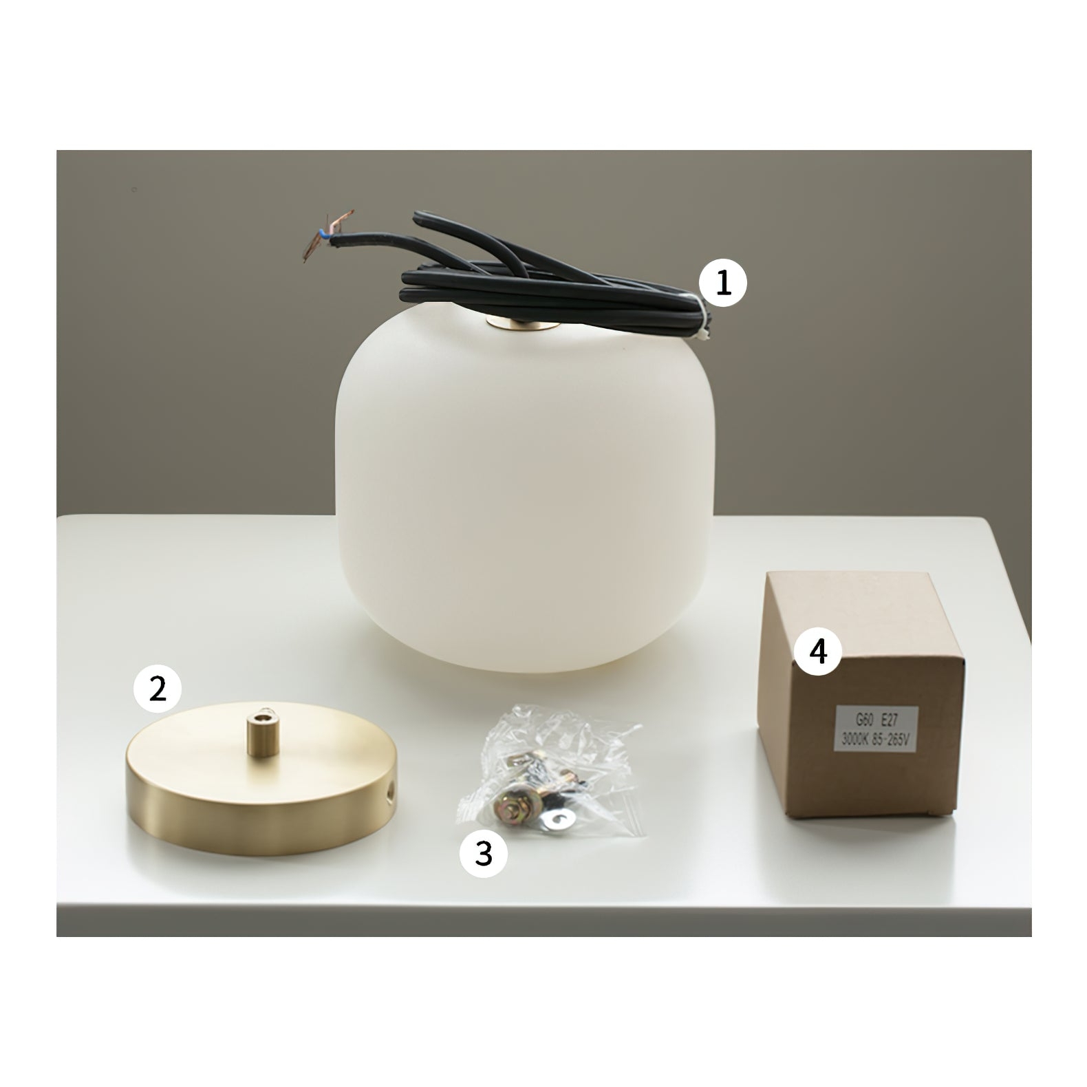 Alabaster Bedside Pendant Light T1647