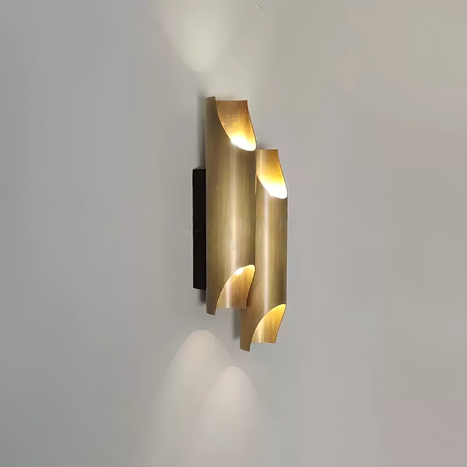 Brass Double Tube Wall Lamp M568