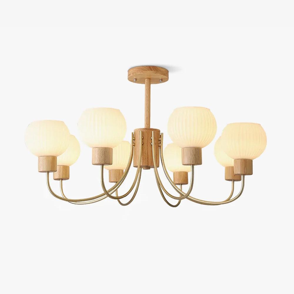 Wabi-sabi Wooden Chandelier M459