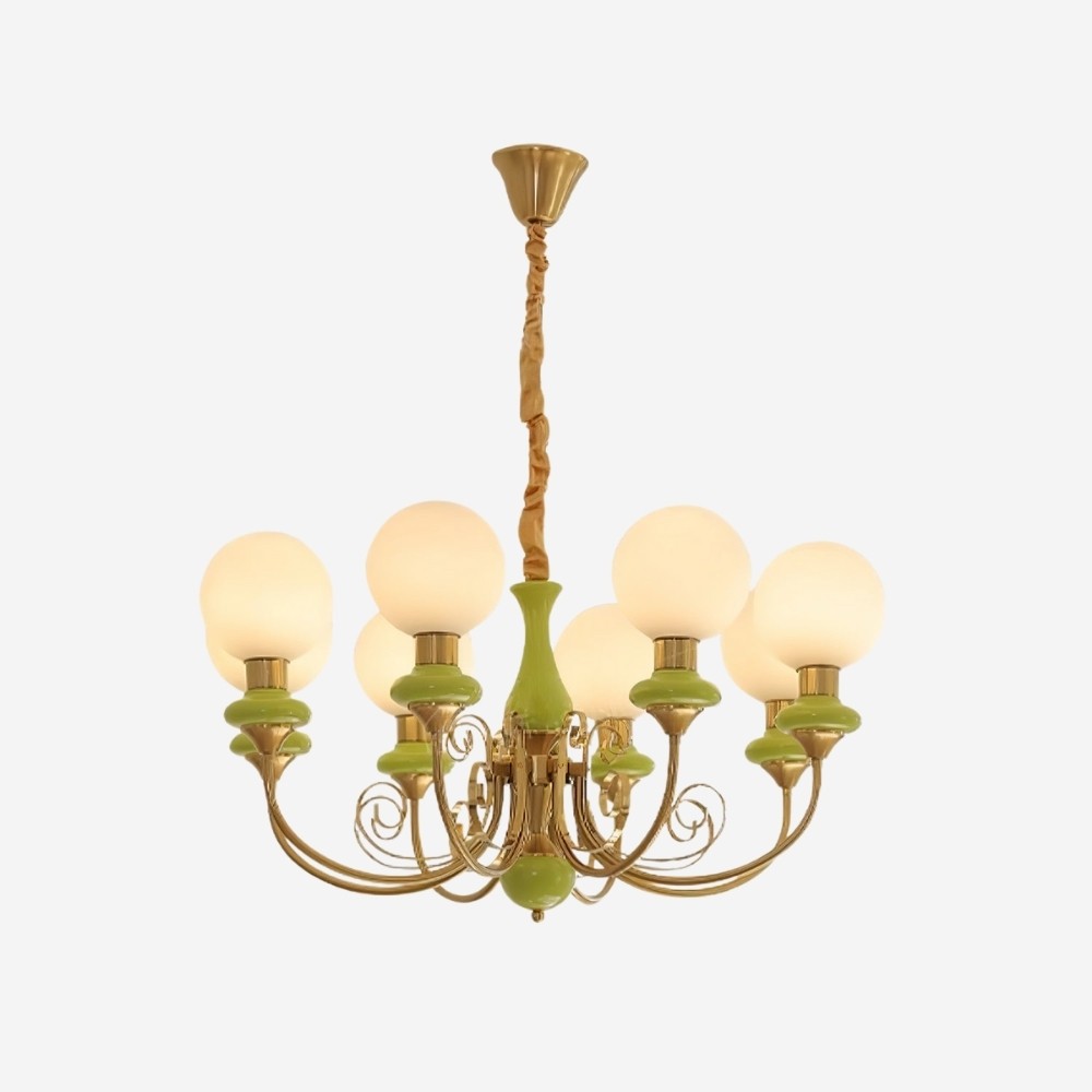 Modern Chandelier with Graceful Silhouette for Ambient Light S219