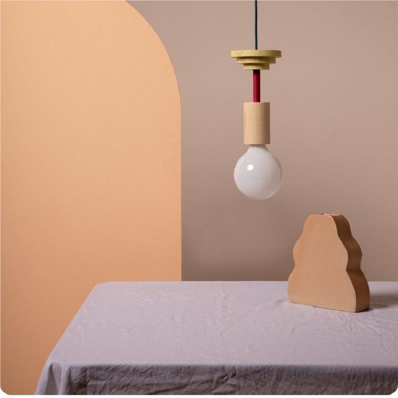 Creative Simple Wooden Pendant Light S155