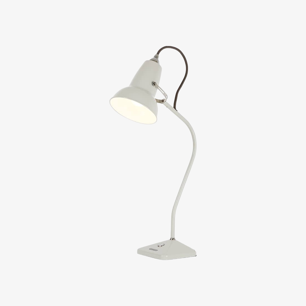 Modryx Pyramid Base Mini Table Lamp - Vintage Metal for Office T574