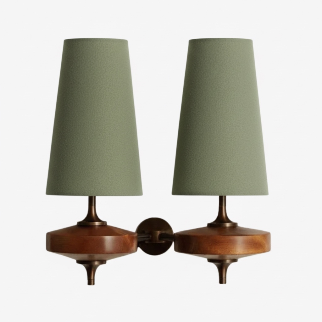 Chrona Rho Fabric Sculpt Wall Lamp - Artistic Contemporary Style T122