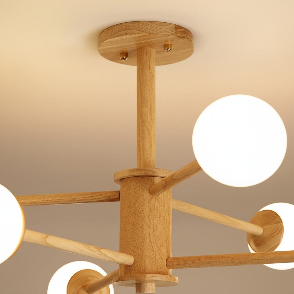 Orrise Molecular Design Ceiling Lamp - Artistic Branch Lighting Chandelier for Home Spaces T526