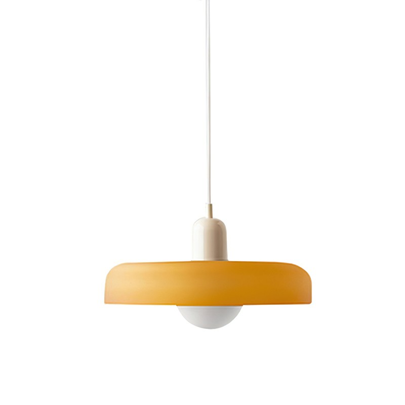 Morandi Glass Disc Orb Pendant Lamp S09