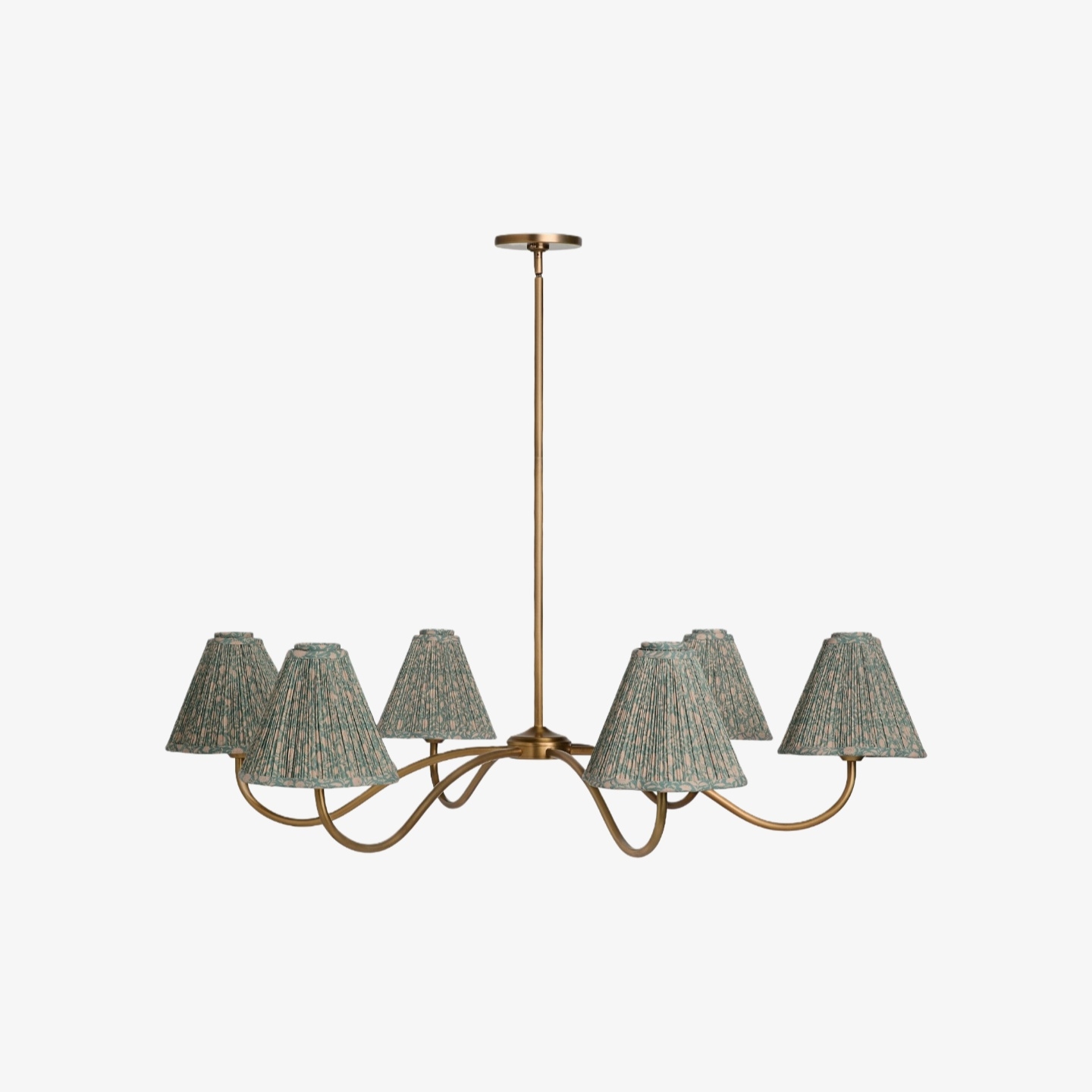 Florevian Modern Linen Pendant Lamp - Art-Inspired Statement Lighting for Dining Space T684