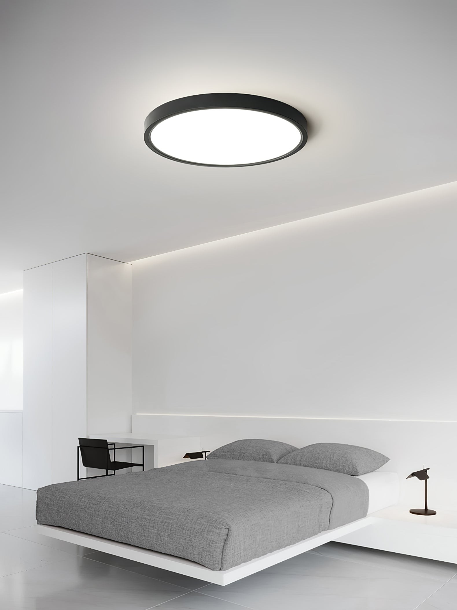 Minimalist Modern Round Acrylic Ceiling Light For Bedroom M395