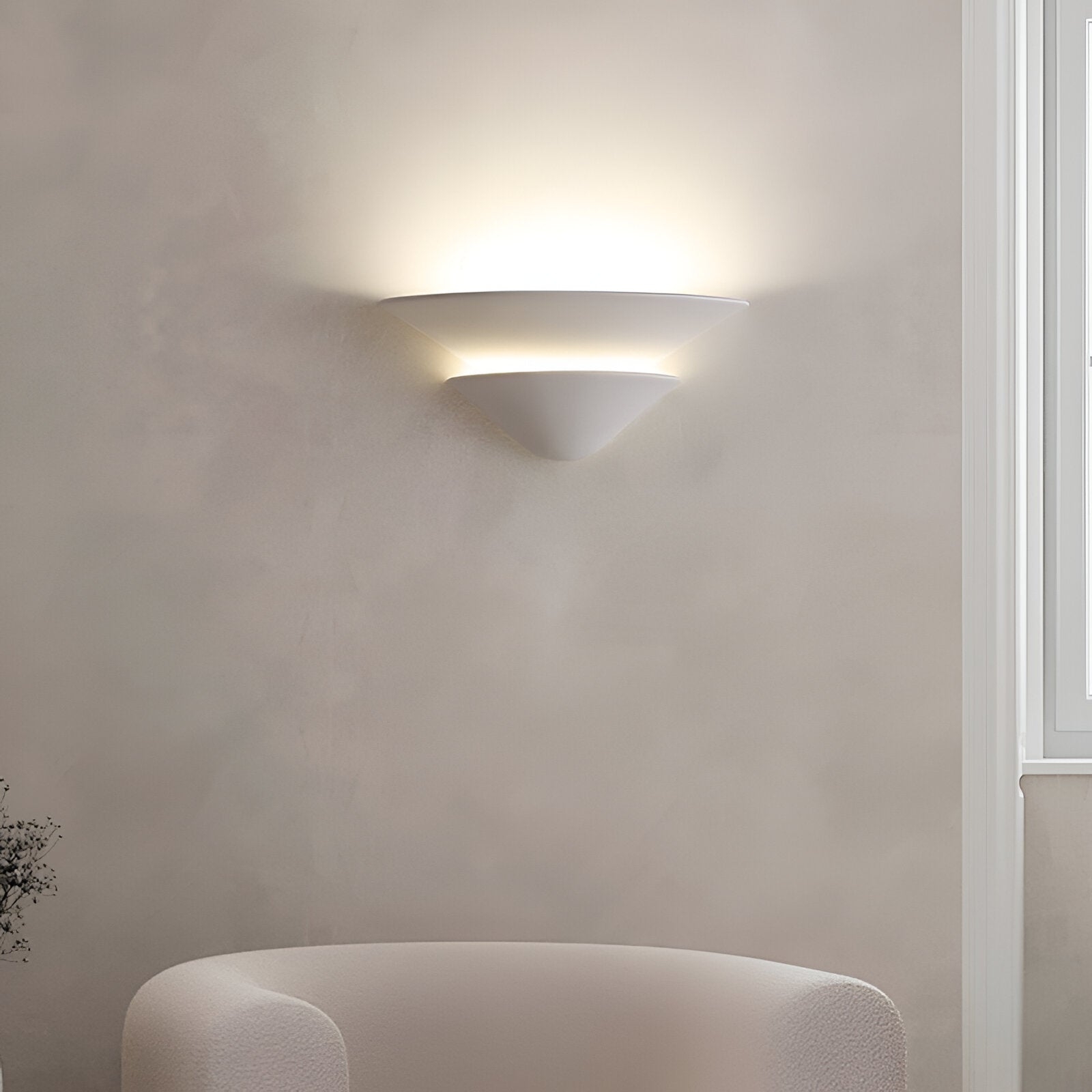 Shellora Wabi-Sabi Plaster Wall Light T2188