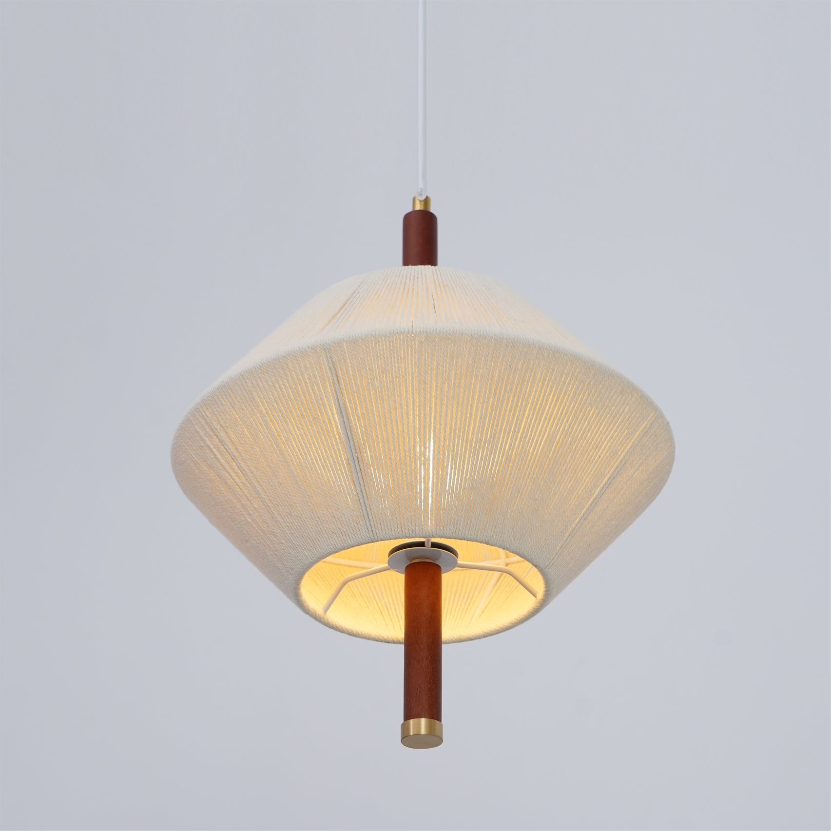 Japanese Wabi-Sabi Style Woven Fabric Pendant Lamp M10