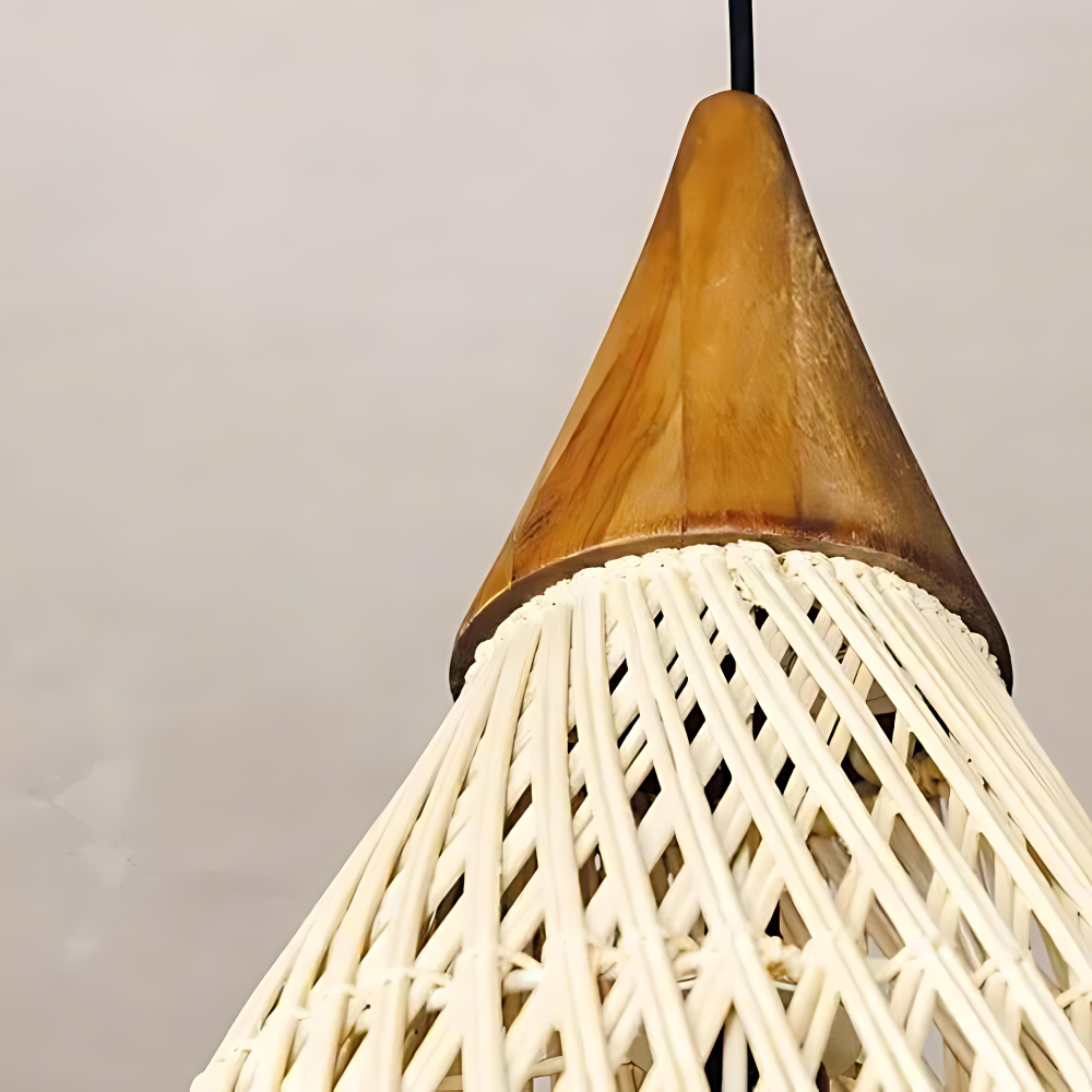 Handmade Rattan Tapestry Pendant Light T2063