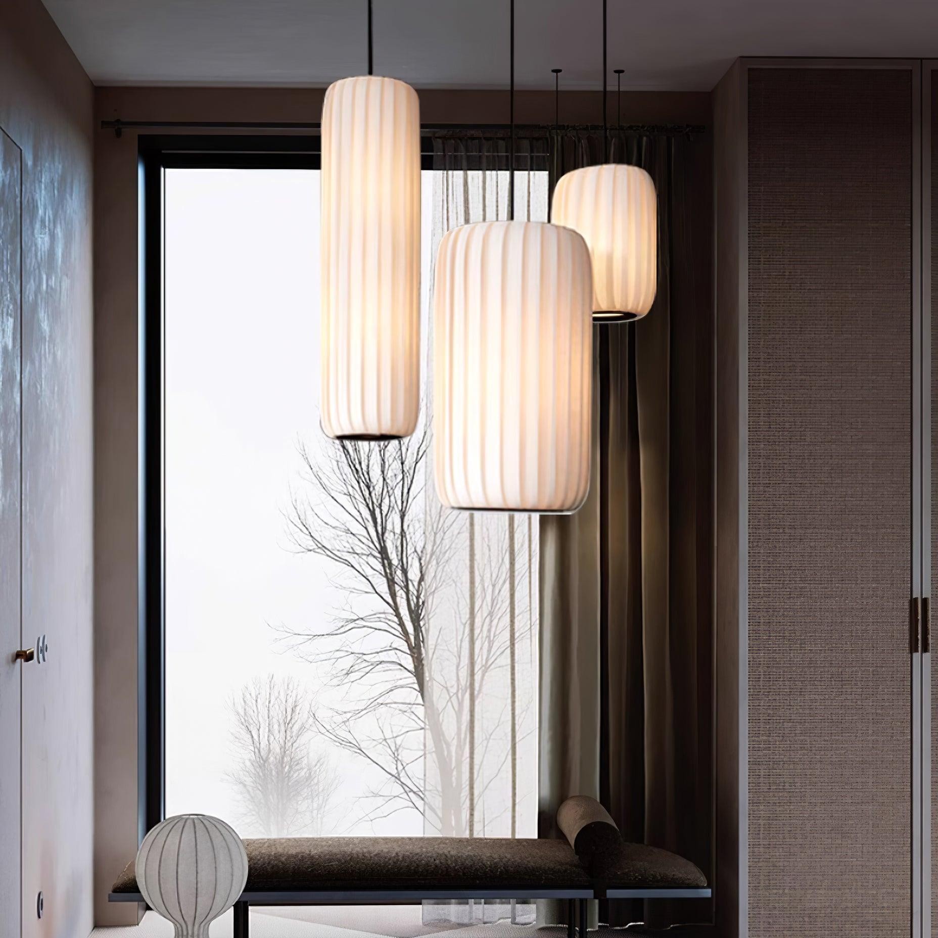 Scandinavian Minimalist Fabric Pendant Lamp M232