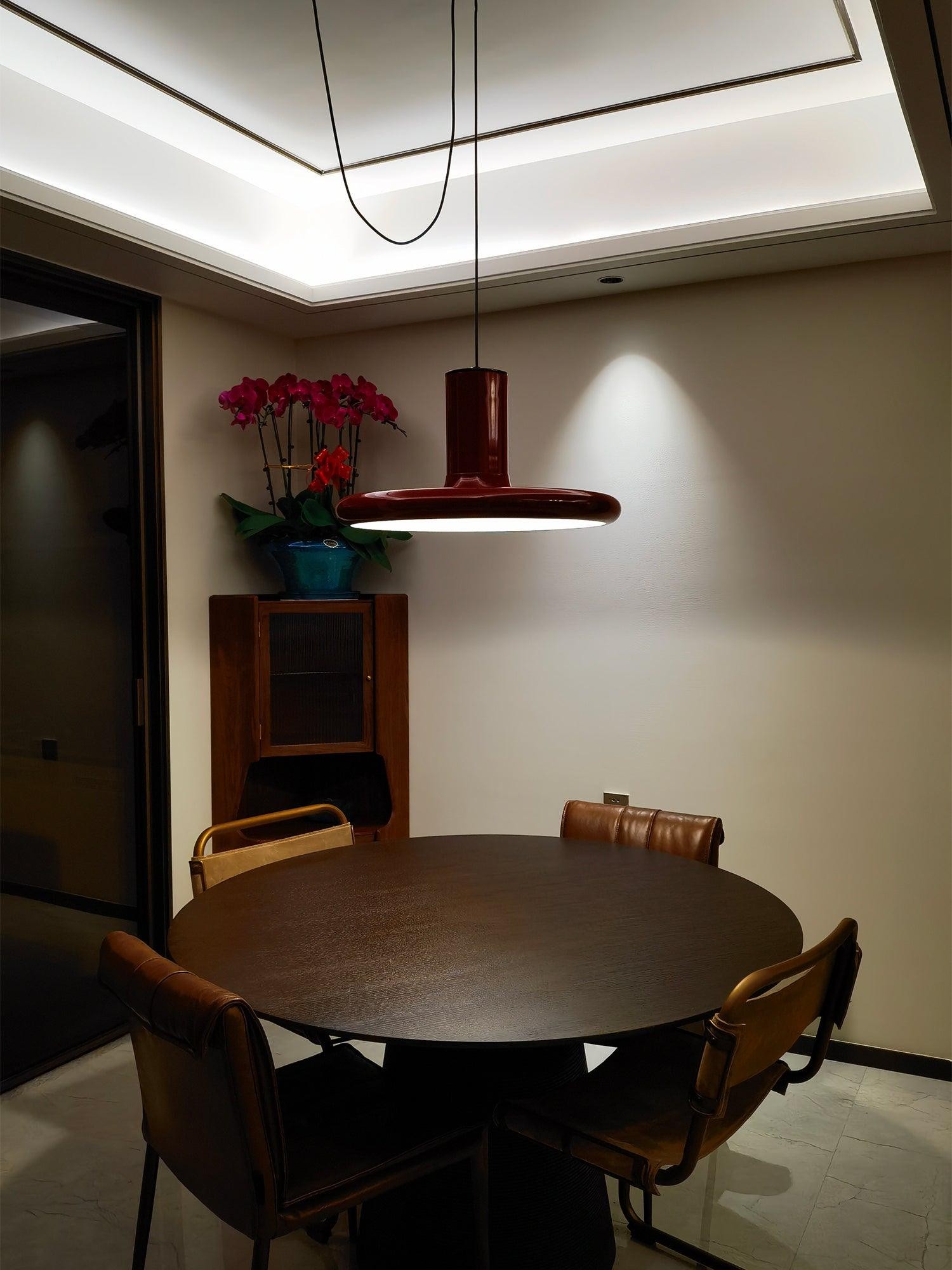 Vintage UFO Frisbee Pendant Lamp M341