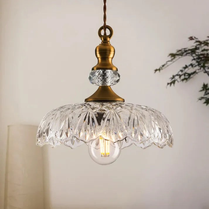 Mid Century Mini Kitchen Island Glass Pendant Light G38