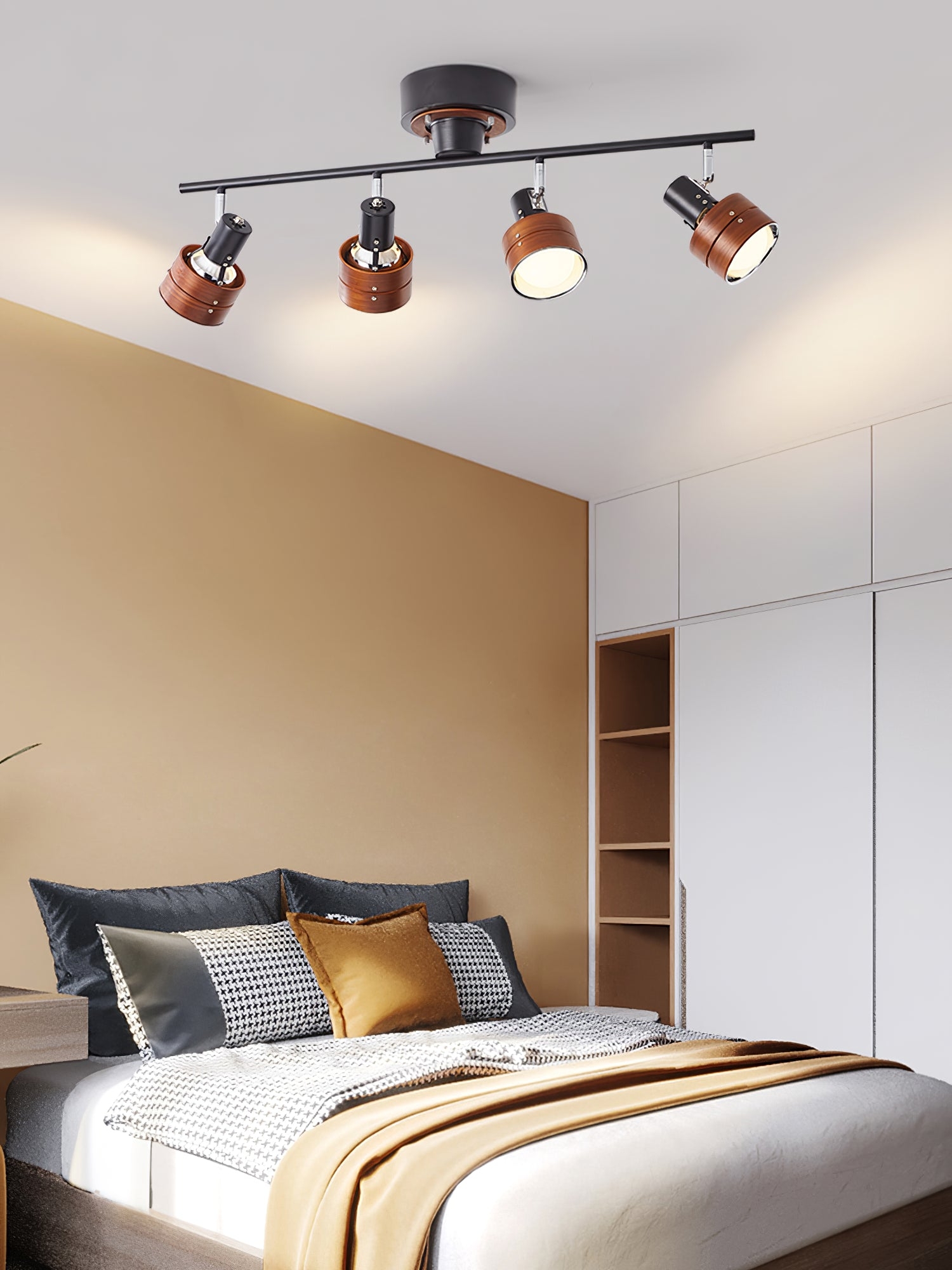 Nordic Cylindrical 4-Light Spotlight T1639